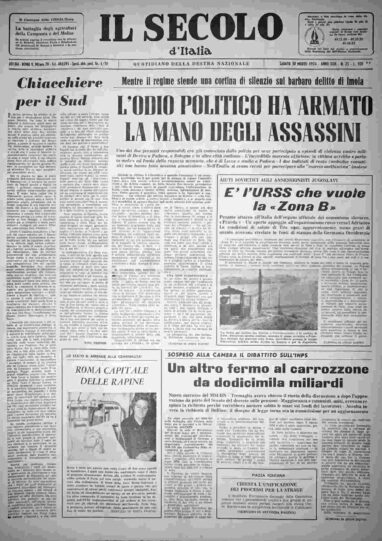 sabato 30 marzo 1974
