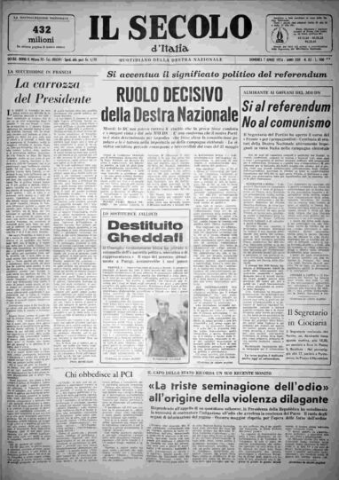 domenica 7 aprile 1974