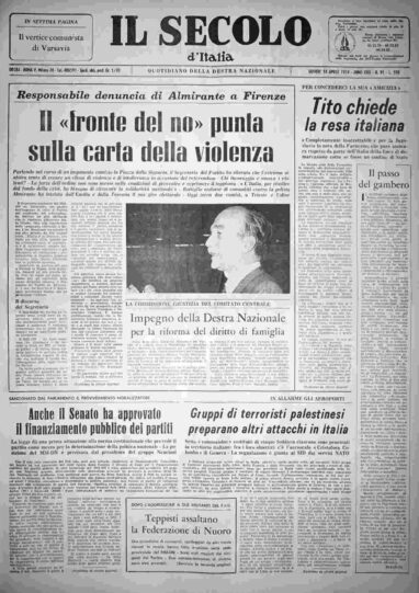 giovedì 18 aprile 1974