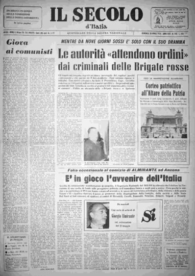 domenica 28 aprile 1974