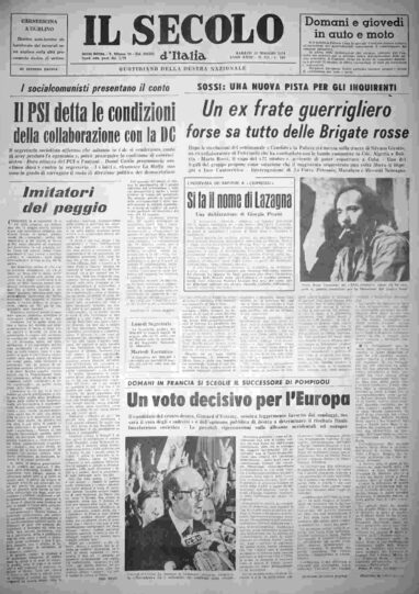 sabato 18 maggio 1974