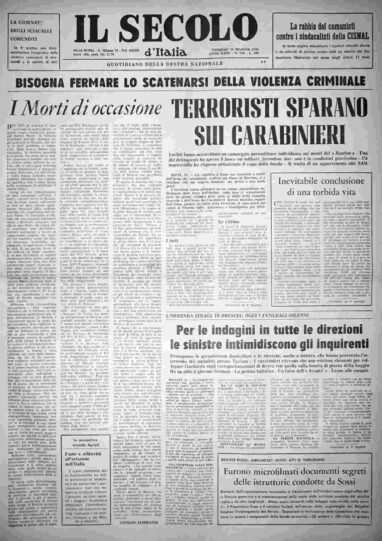 venerdì 31 maggio 1974