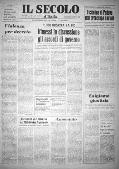 mercoledì 26 giugno 1974