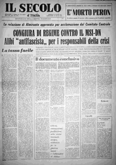 martedì 2 luglio 1974