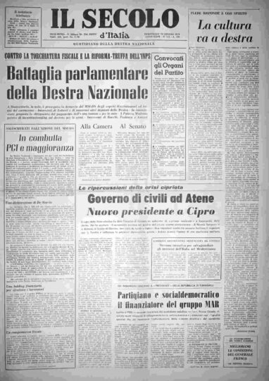 mercoledì 24 luglio 1974