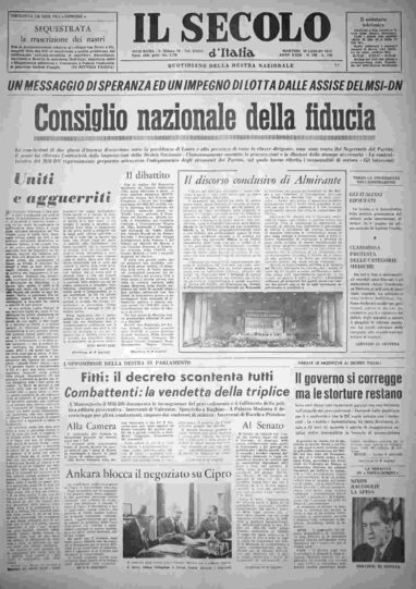 martedì 30 luglio 1974