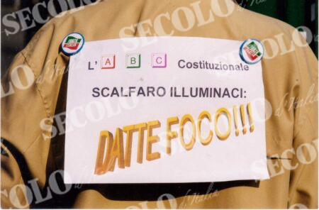 MANIFESTAZIONI PUBBLICHE SCALFARO 1