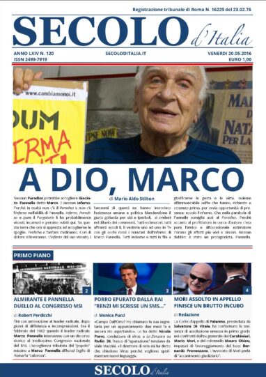 Venerdì 20 maggio 2016