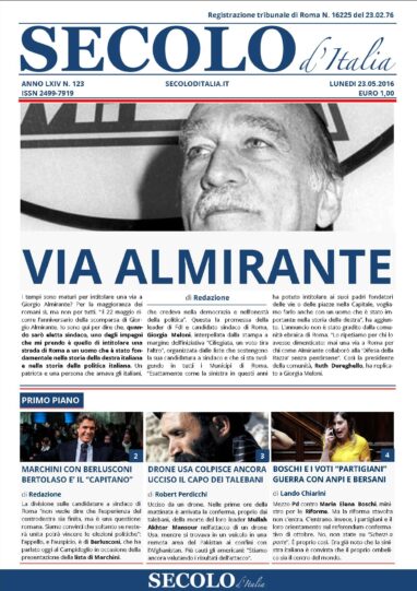Lunedì 23 maggio 2016