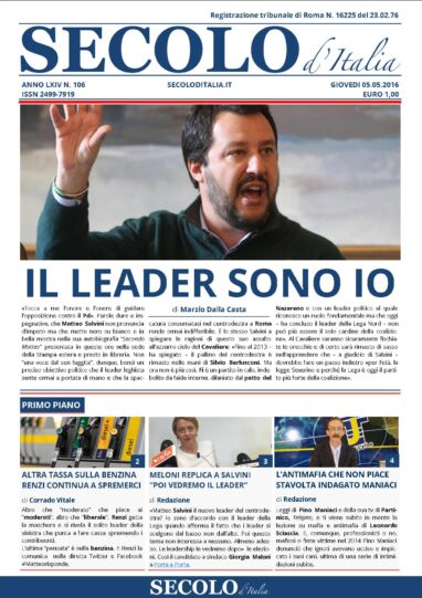 Giovedì 5 maggio 2016