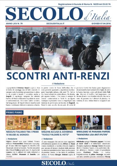 Giovedì 7 Aprile 2016