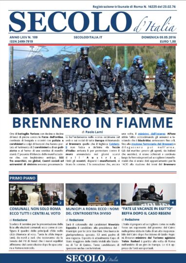 Domenica 8 maggio 2016