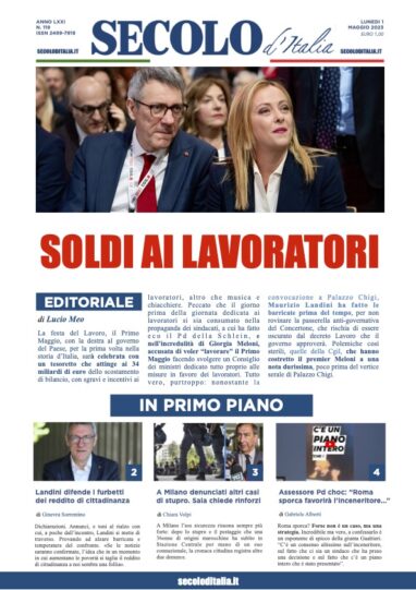 Sabato 1 Maggio 2021