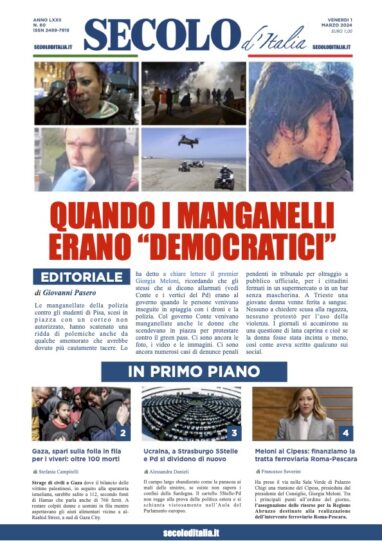 Venerdi 1 marzo 2024