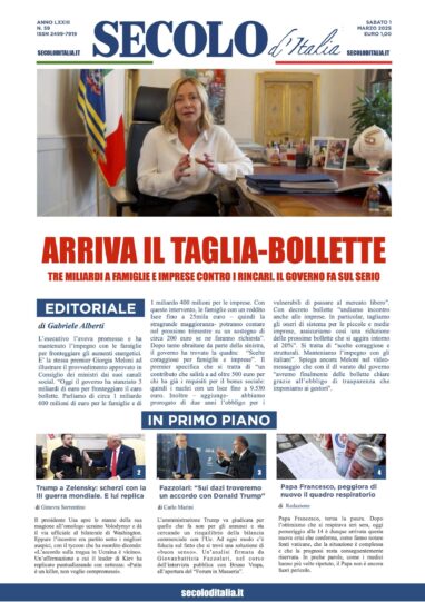 Sabato 1 marzo 2025
