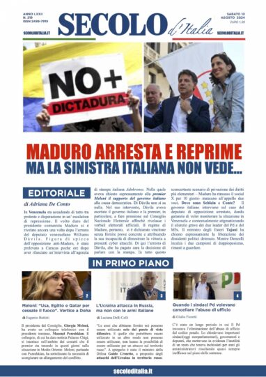 Sabato 10 agosto 2024