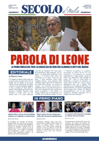 Sabato 10 maggio 2025