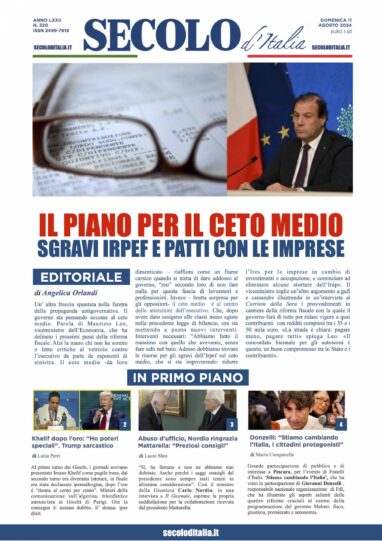 Domenica 11 agosto 2024