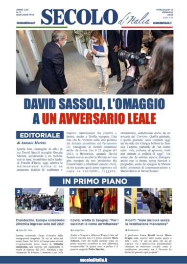 Venerdi 12 Gennaio 2018