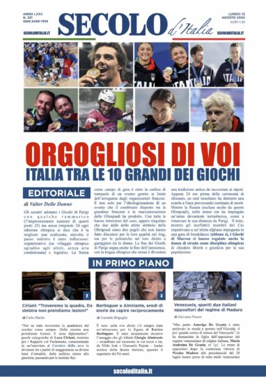 Lunedi 12 luglio 2024