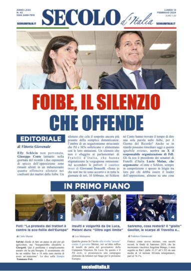 Lunedi 12 febbraio 2024