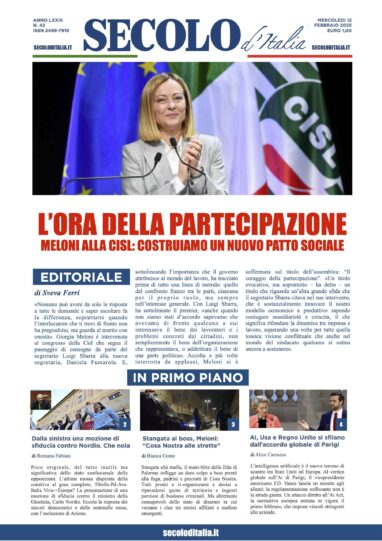 Mercoledi 12 febbraio 2025
