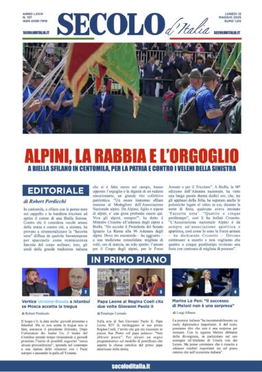 Lunedì 12 maggio 2025