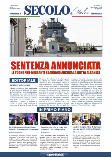 Martedi 12 novembre 2024