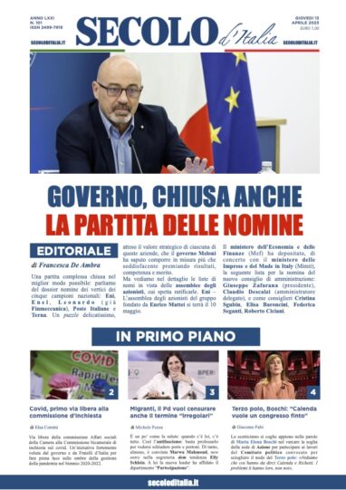 Mercoledi 13 aprile 2022