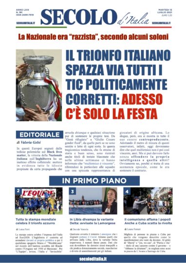 Giovedi 13 Luglio 2017