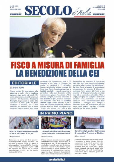 Venerdi 13 settembre 2024