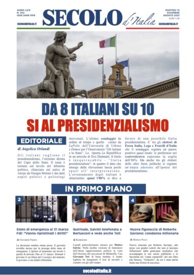 Sabato 14 Dicembre 2019