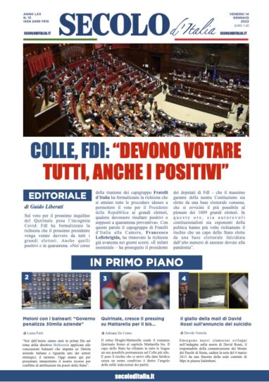 Sabato 14 Gennaio 2017