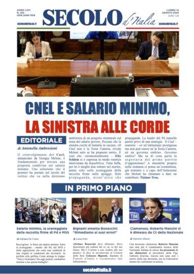 Domenica 14 agosto 2022