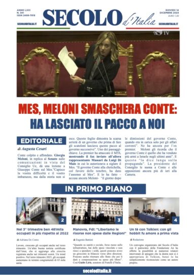 Mercoledi 14 dicembre 2022