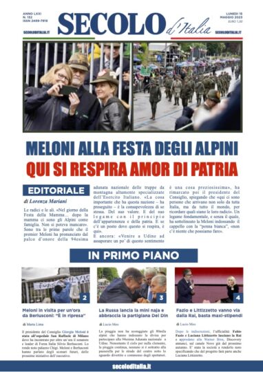 Sabato 15 Maggio 2021