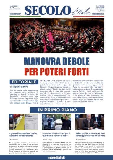 Sabato 16 Novembre 2019