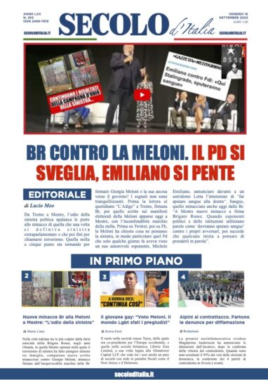 Mercoledi 16 Settembre 2020