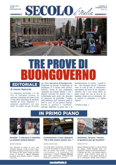 Giovedi 16 febbraio 2023