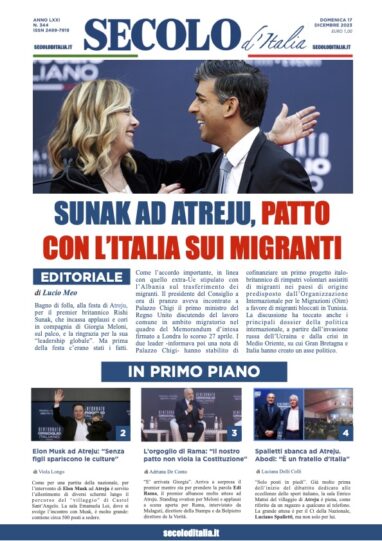 Sabato 17 dicembre 2022