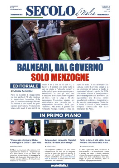 Lunedi 18 Febbraio 2019