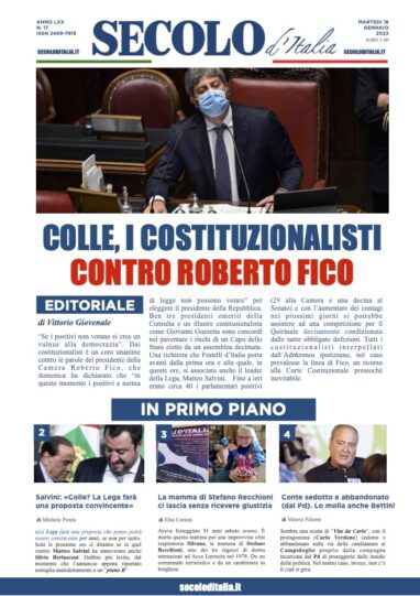 Venerdi 18 Gennaio 2019