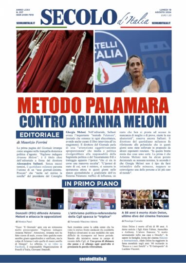 Lunedi 19 agosto 2024