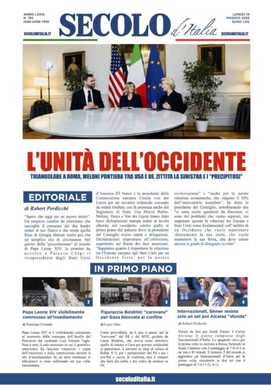 Lunedì 19 maggio 2025