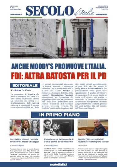 Sabato 19 novembre 2022