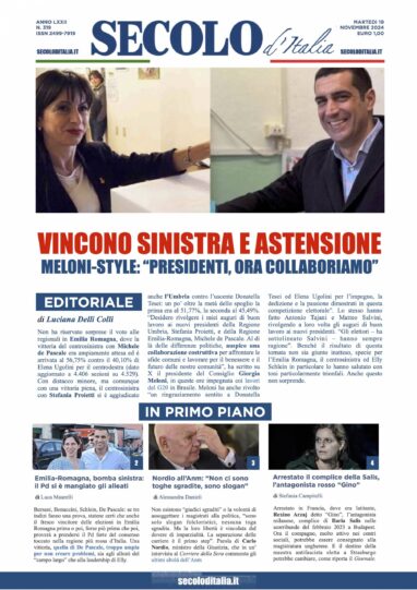 Martedi 19 novembre 2024