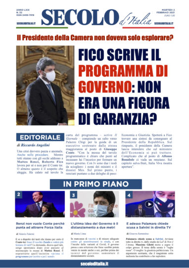 Martedi 2 Febbraio 2021