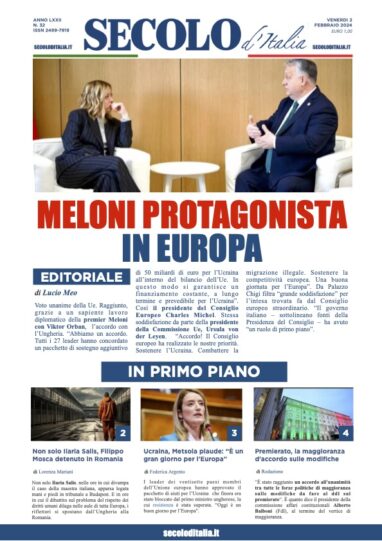 Giovedi 2 febbraio 2023