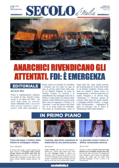 Domenica 20 marzo 2022