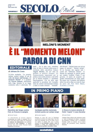 Lunedi 20 febbraio 2023